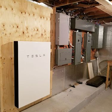 Tesla power bank installation